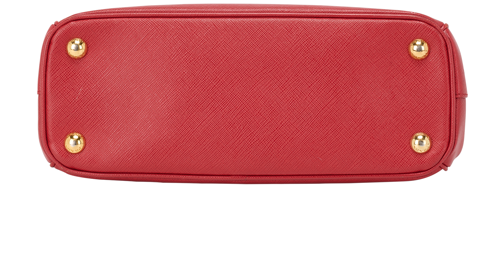 Small Galleria Top Handle, &pound;550, Handbags, Red, Leather, Top view